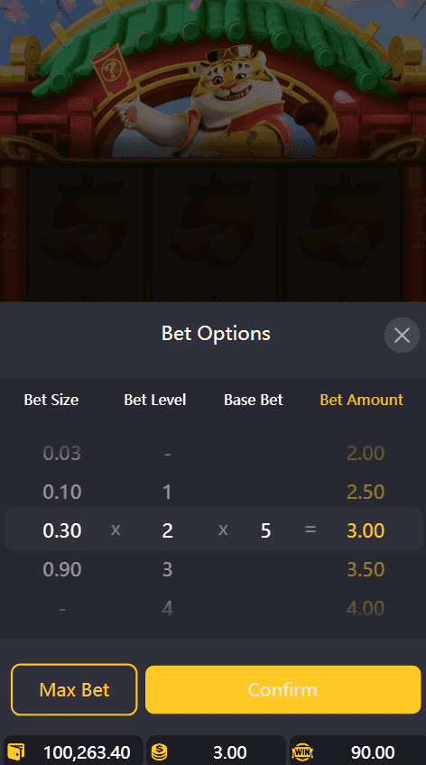 Betting Range fortune tiger