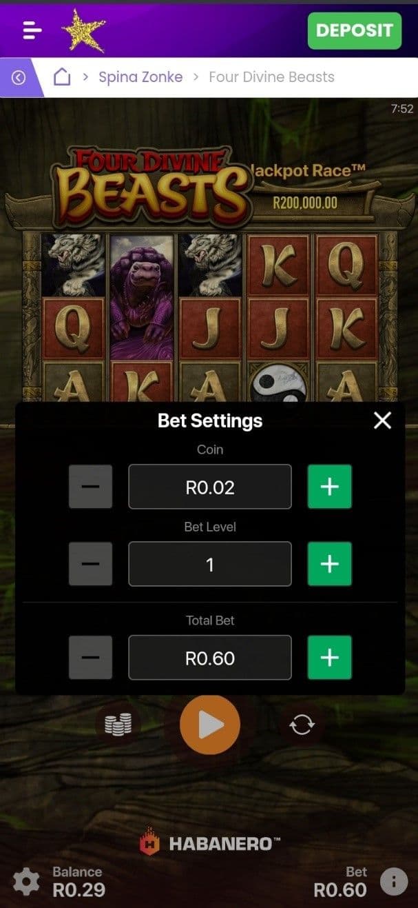 Betting Range four divine beasts