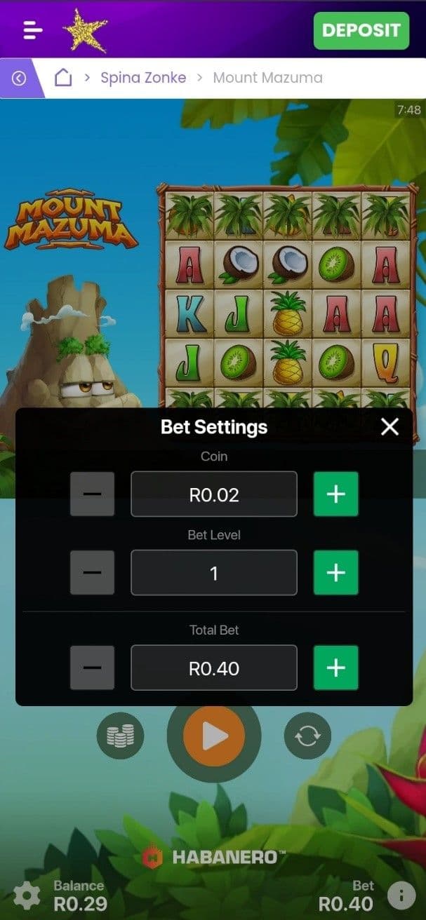 Betting Range mount mazuma