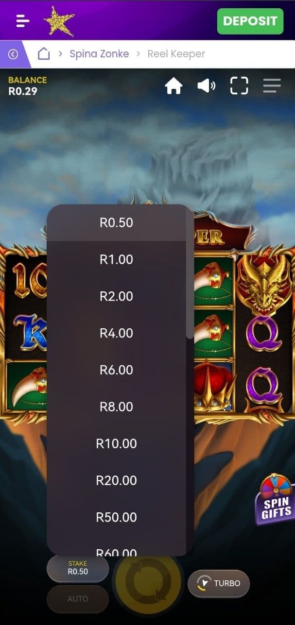 Betting Range reel keeper