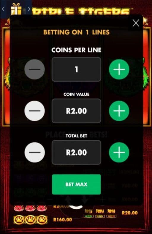 Betting Range triple tigers