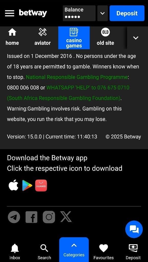 Betway Mobile App Registration