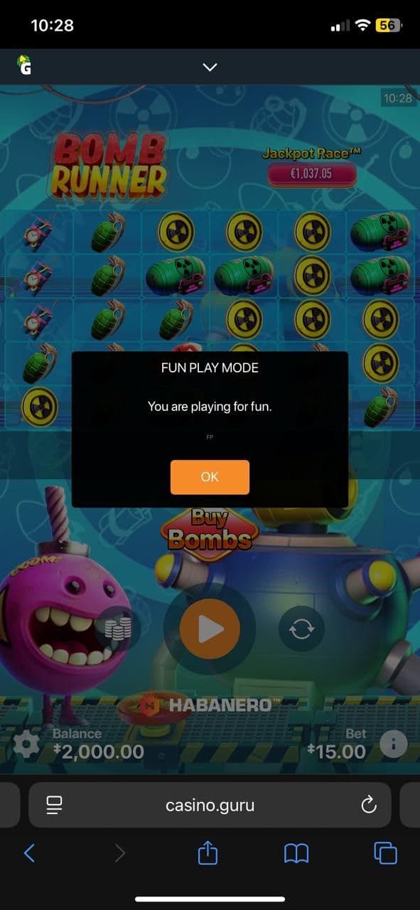 Bomb Runner Demo Version and Free Play