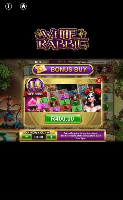 Bonus Buy (Feature Drop) white rabbit