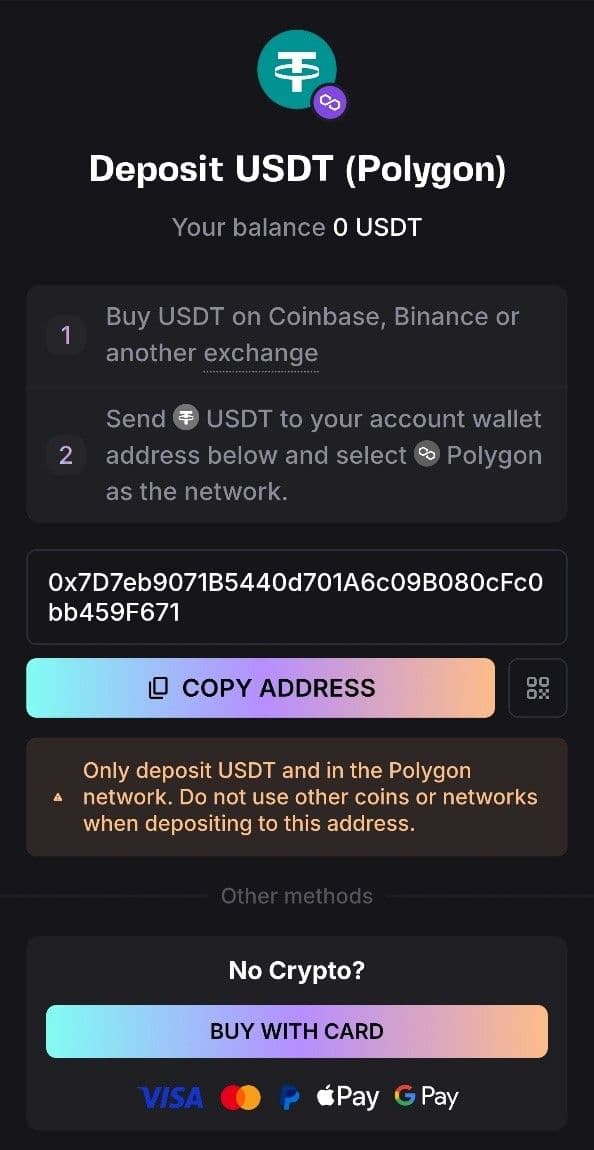 Bookmaker.XYZ Deposit Methods