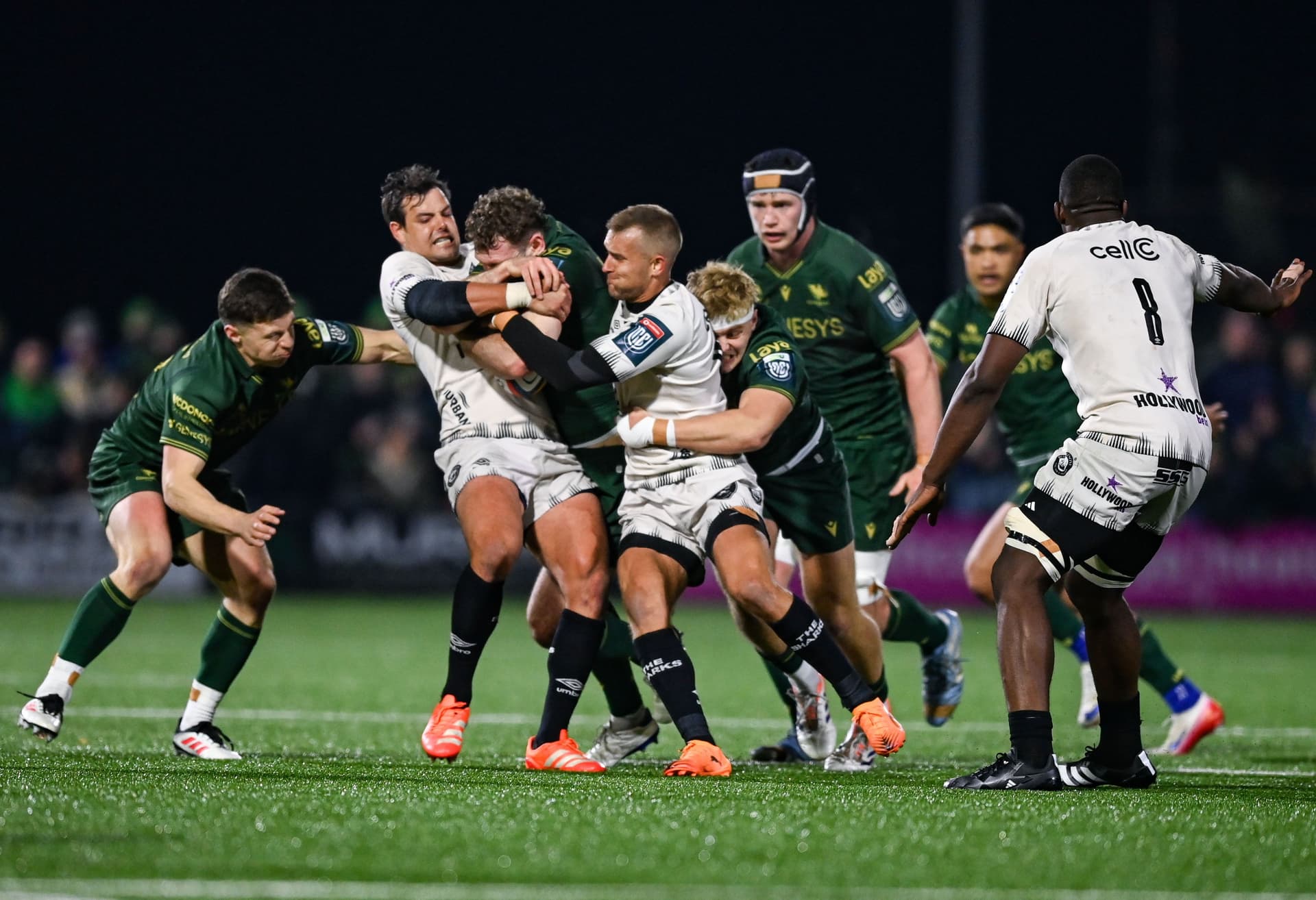 Cathal Forde of Connacht is tackled by Francois Venter / Getty Images