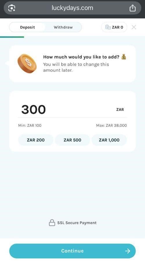 Check the min. deposit amount in the welcome bonus T&Cs