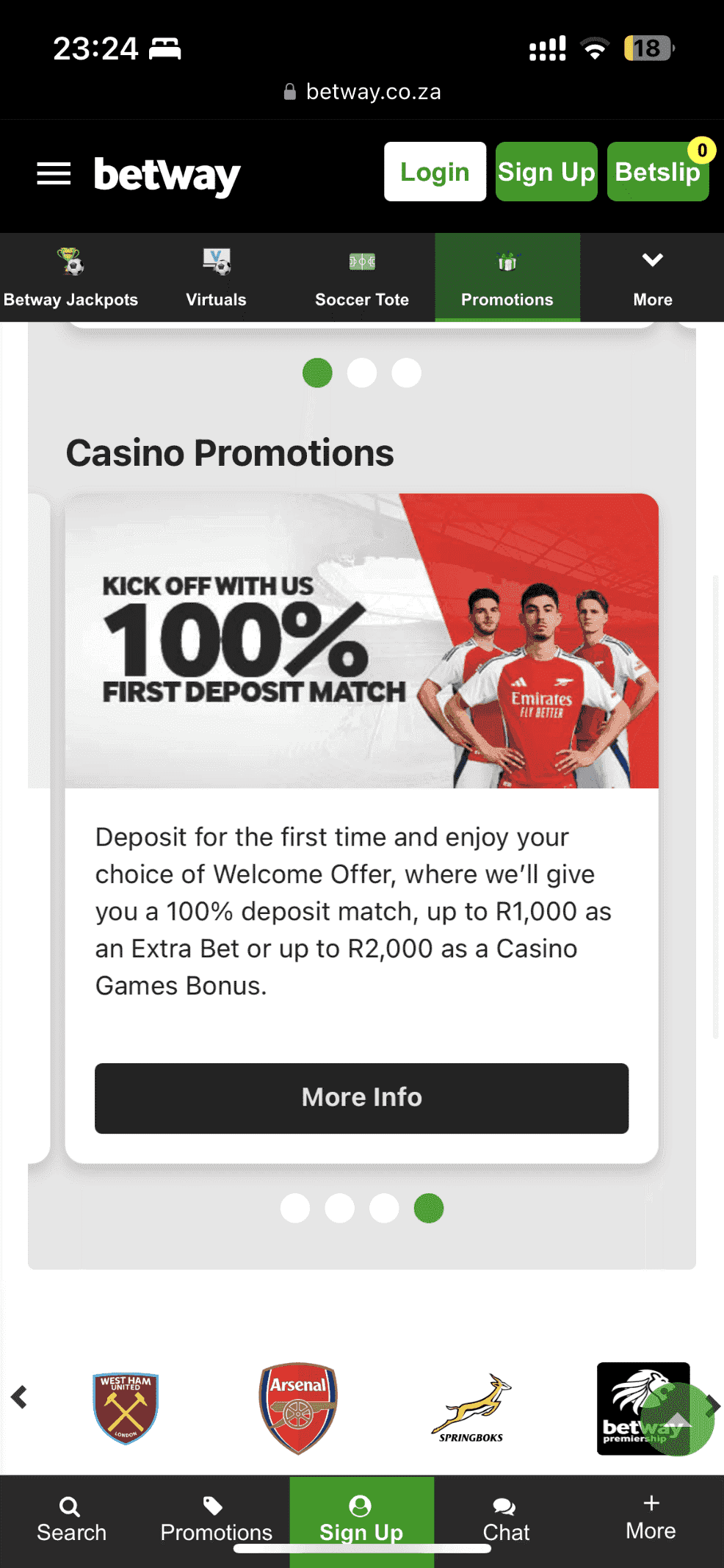 Choose a casino that offers Habanero Scopa