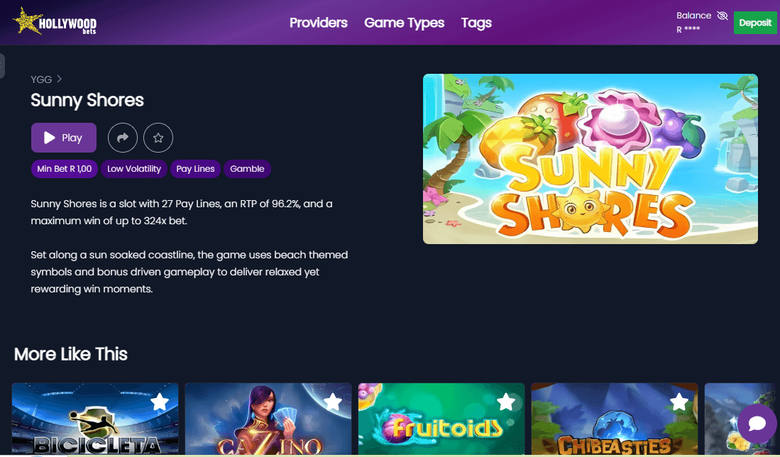 Choose a licensed South African online casino that offers the game