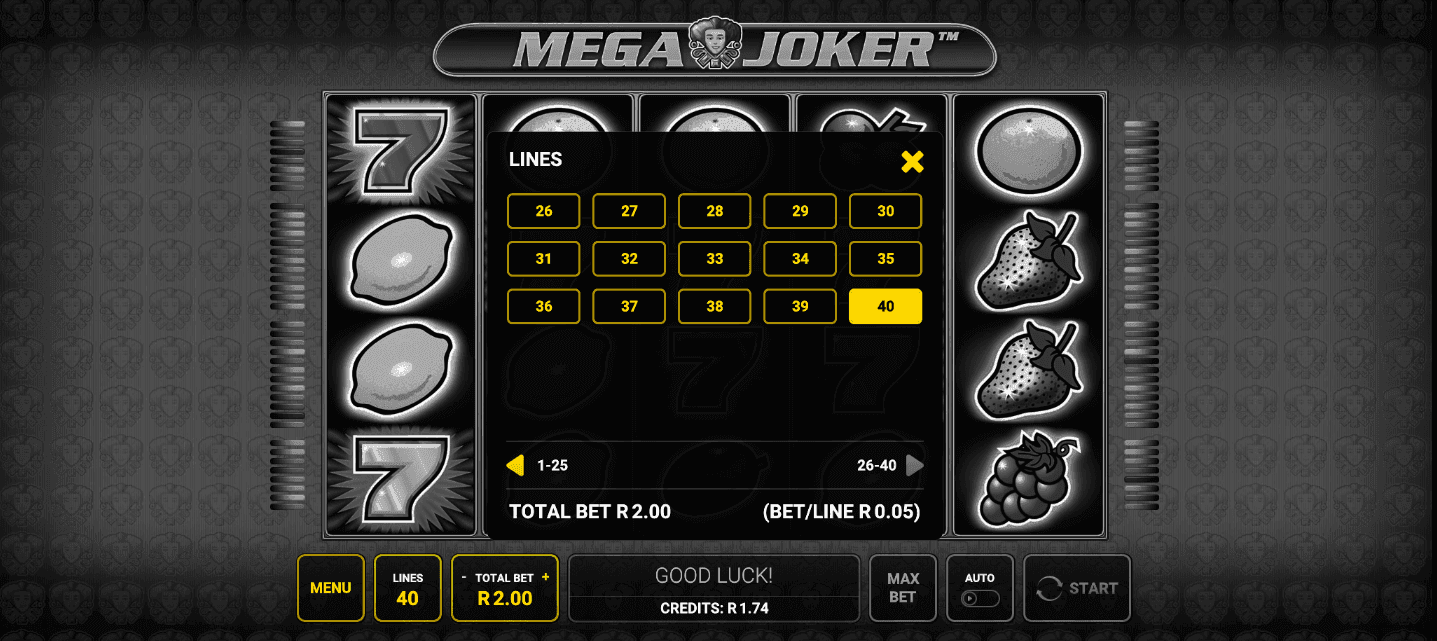 Click the ‘Lines’ button to toggle how many you want active up