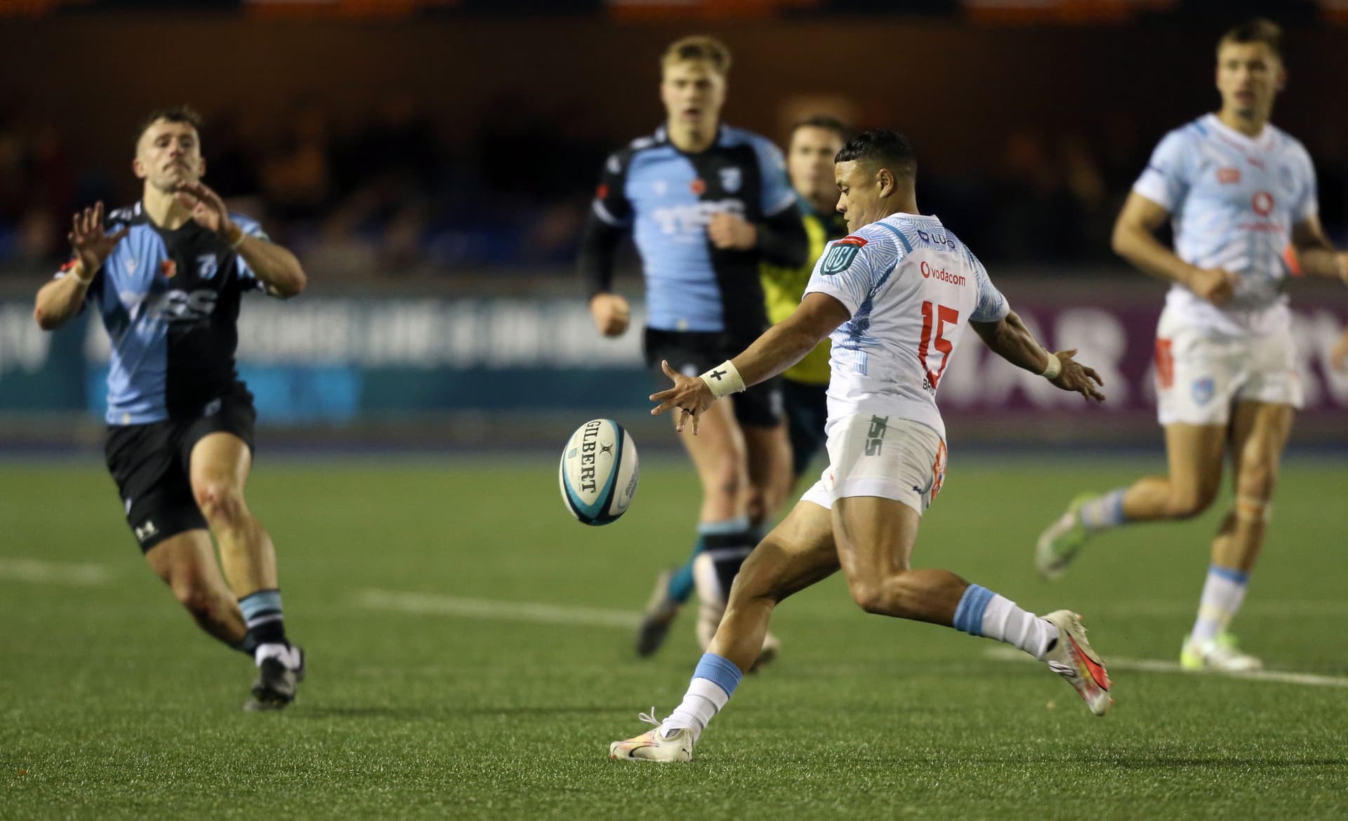 Devon Williams of the Vodacom Bulls in action