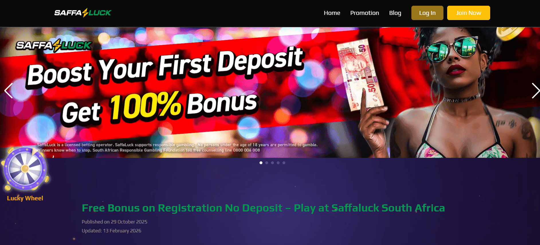 Does Saffaluck Have a Welcome Bonus