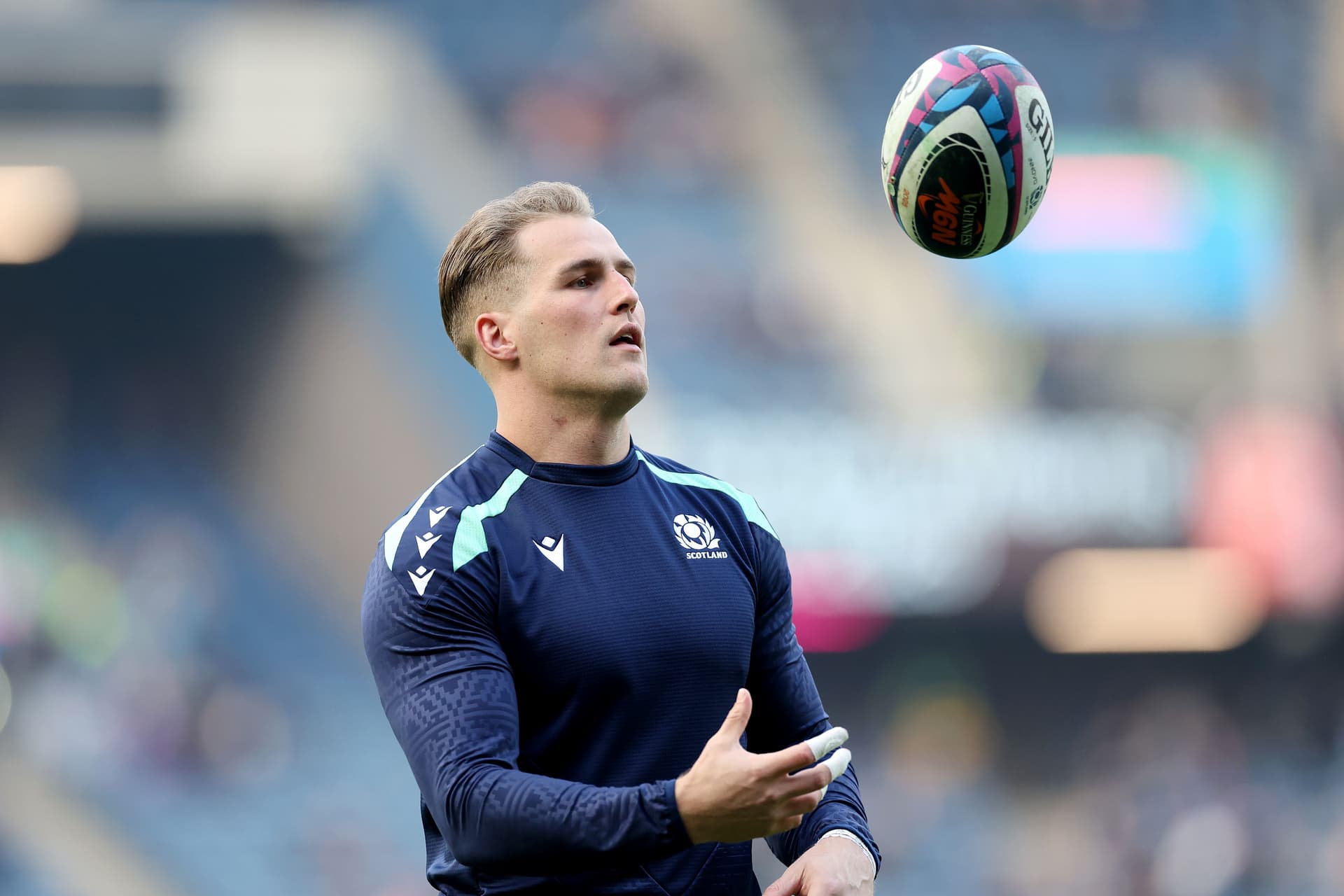 Duhan Van Der Merwe of Scotland