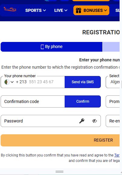 Enter your personal information, including your ID number