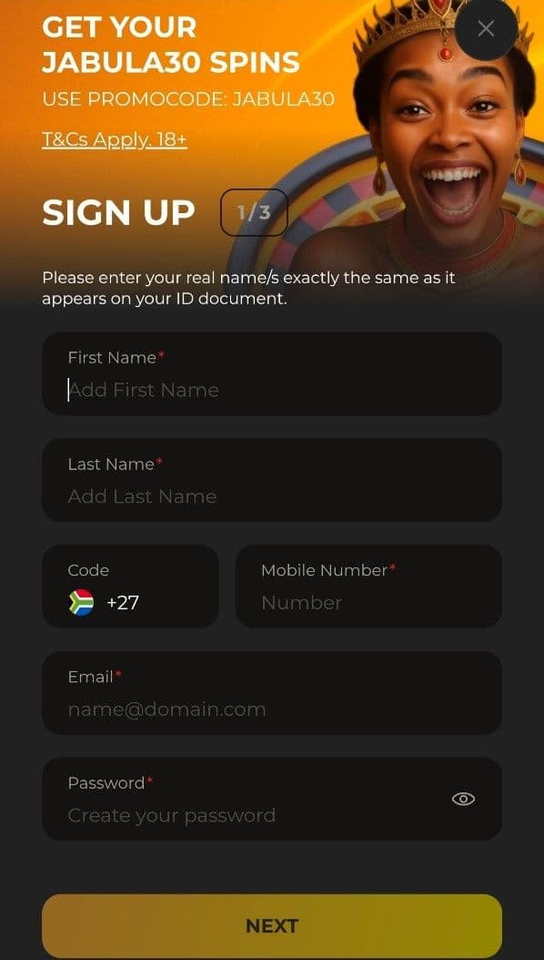 Fill out the online form