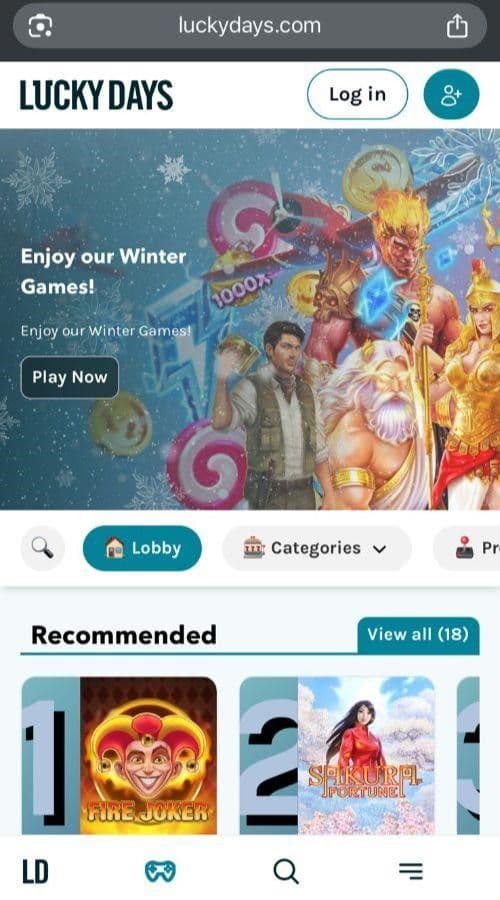 Find a reputable casino like Lucky Dreams