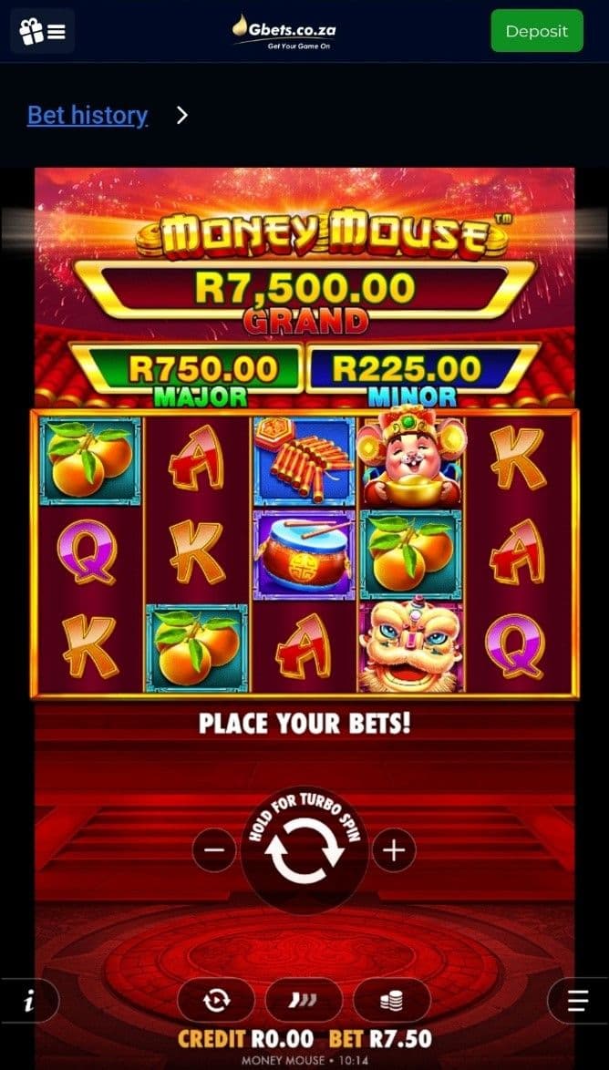 Find the Money Mouse slot by using the search bar