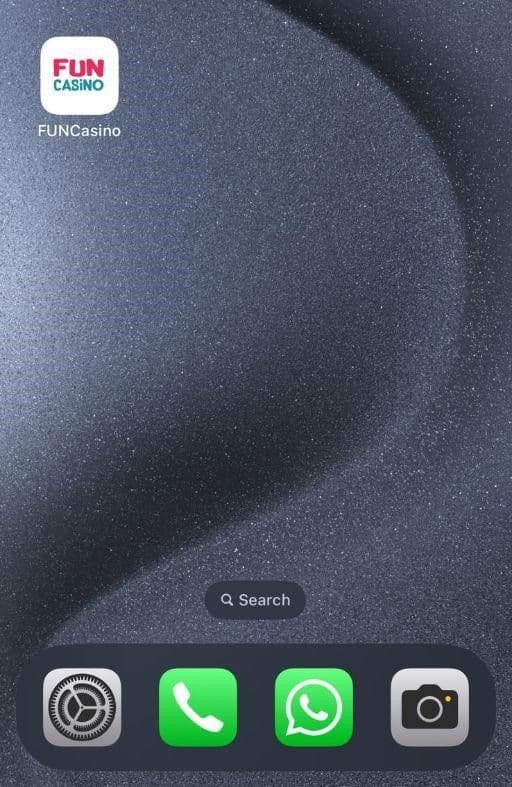 Find the app on your home screen to confirm