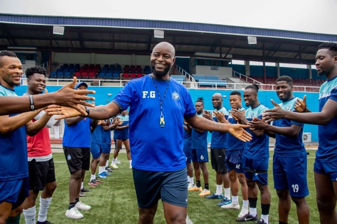 Finidi George after leading Enyimba to NPFL title