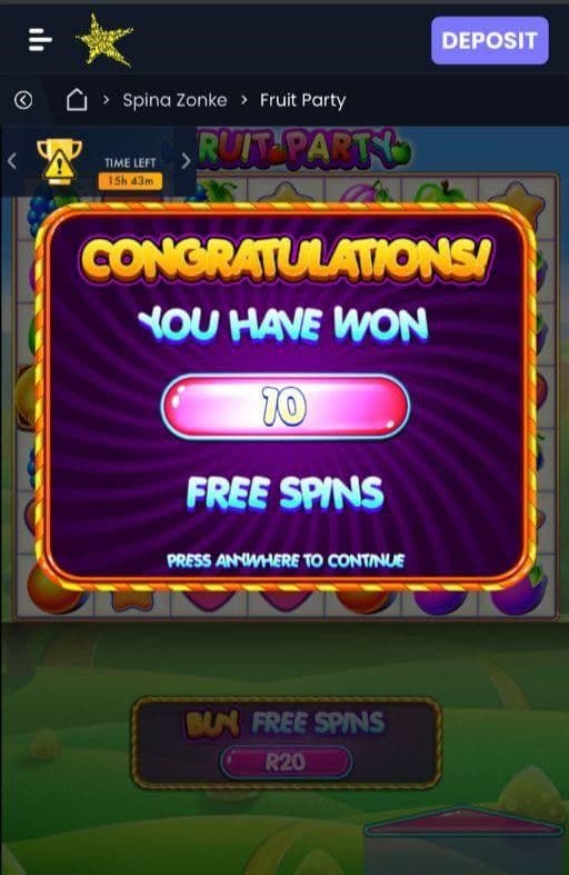 Fruit Party Bonus and Key Features