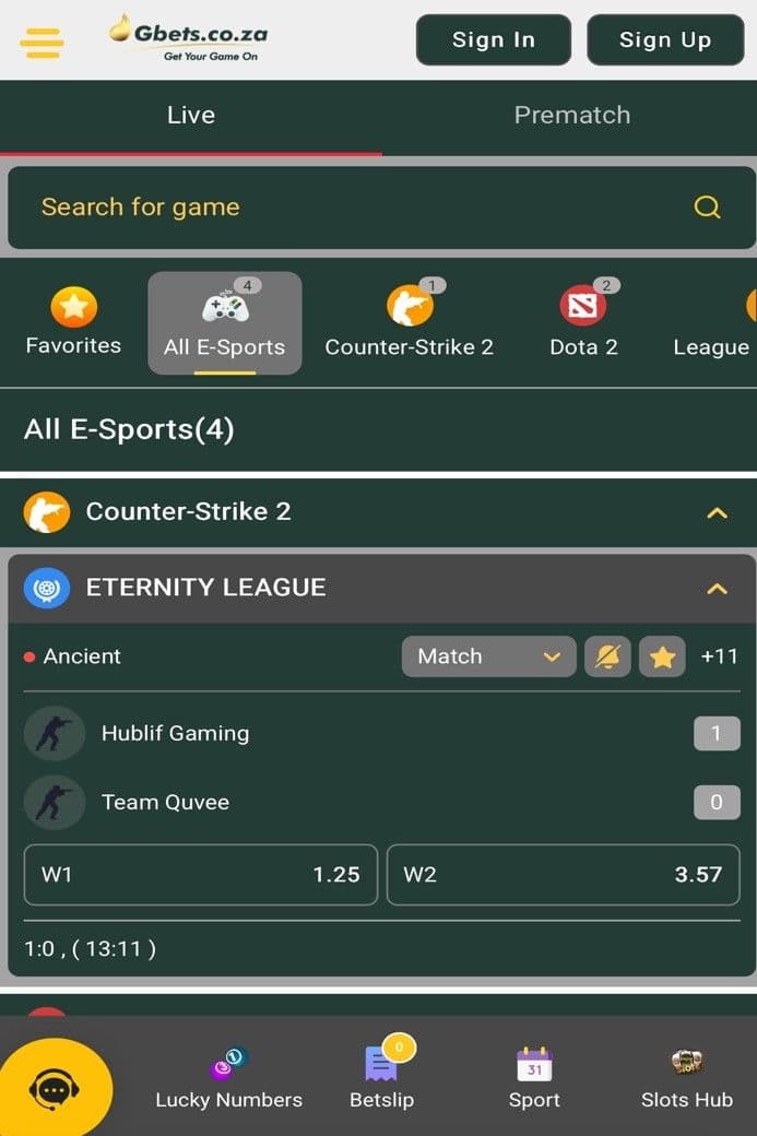 Gbets Esports Review