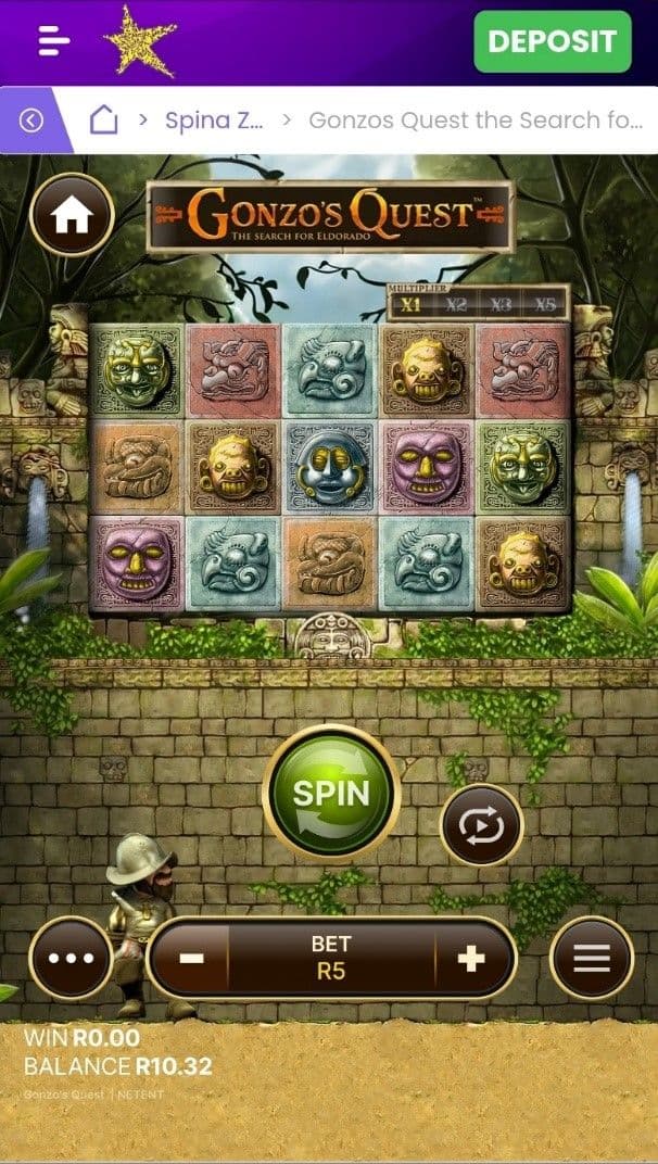 Go to Spina Zonke and look for Gonzo's Quest.