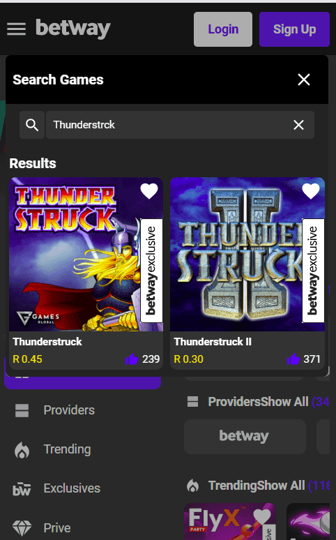 Go to the Gaming Lobby by clicking the Casino Games tab