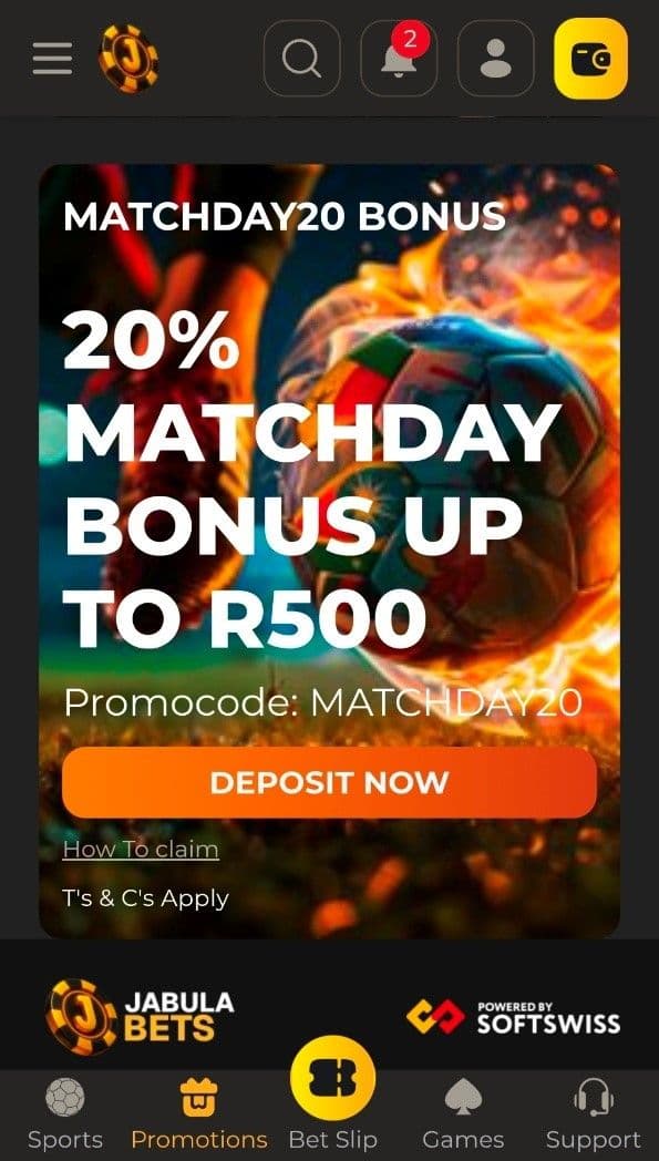 Jabula Bets Sports Betting Promotions