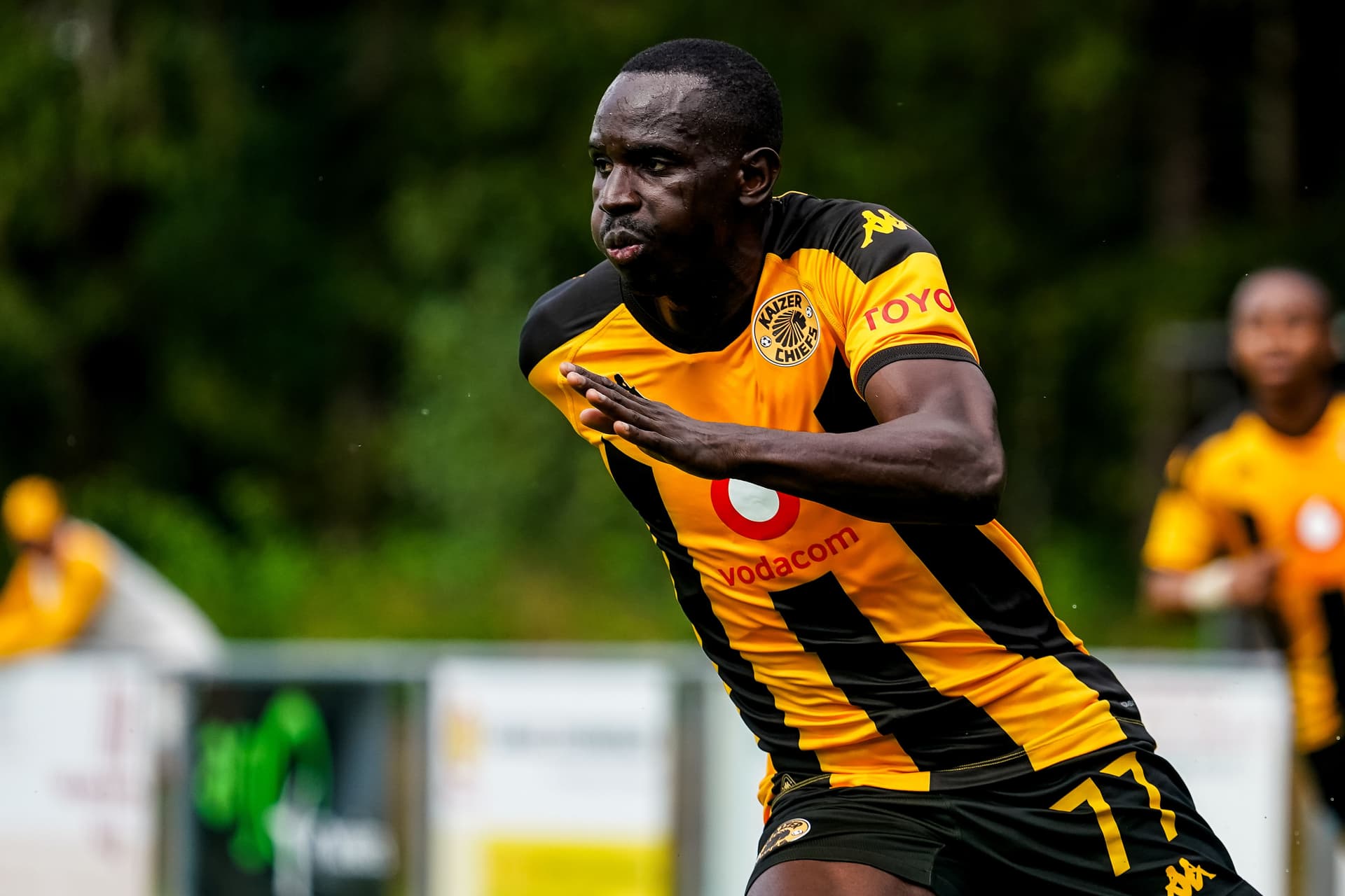 Kaizer Chiefs player Flavio Da Silva looks on during the Pre-Season Friendly match!