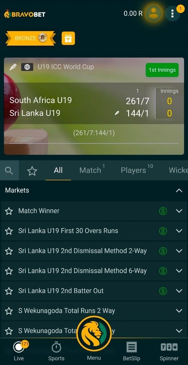 Live Betting & Streaming Bravobet