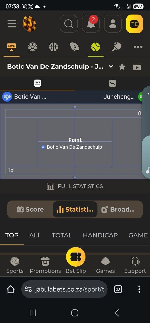 Live Betting & Streaming Jabula bets