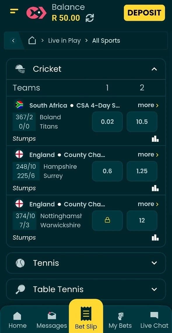 Live Betting & Streaming..