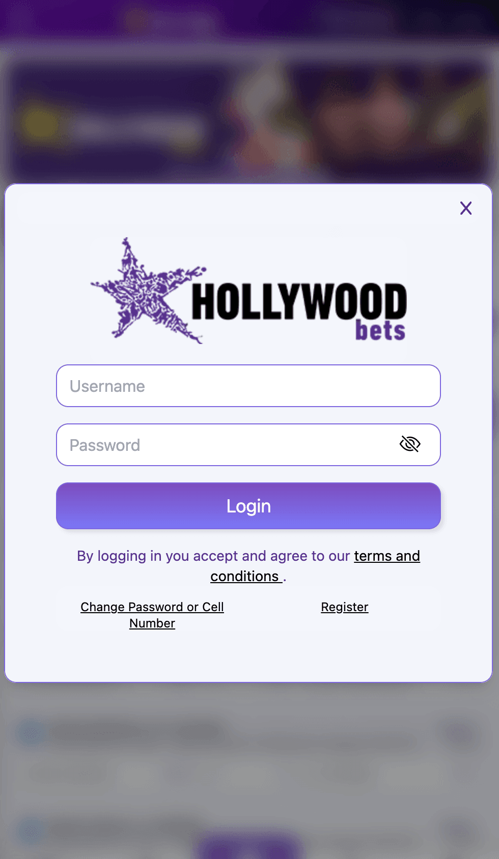 Hollywoodbets Spina Zonke Log in Guide