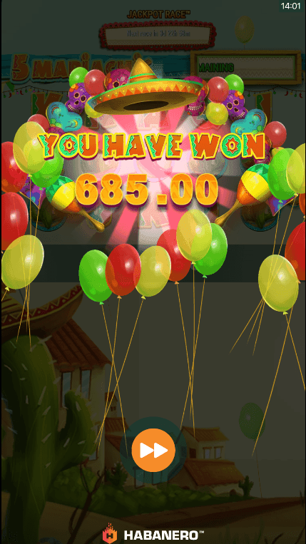 Max Win Potential 5 mariachis