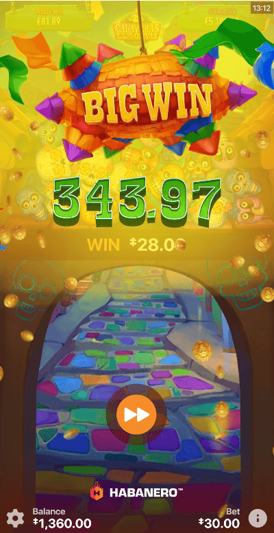 Max Win Potential calaveras