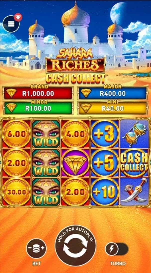 Mobile Play Experience Sahara riches