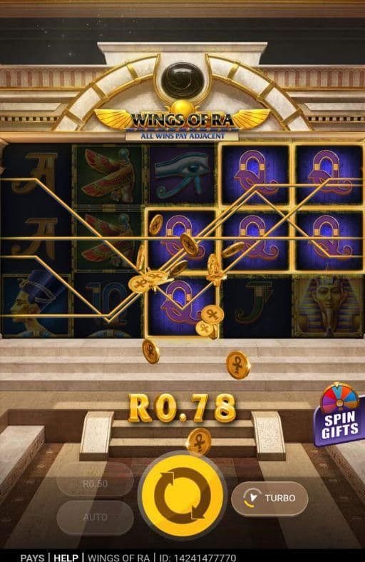 Mobile Play Experience wings of ra