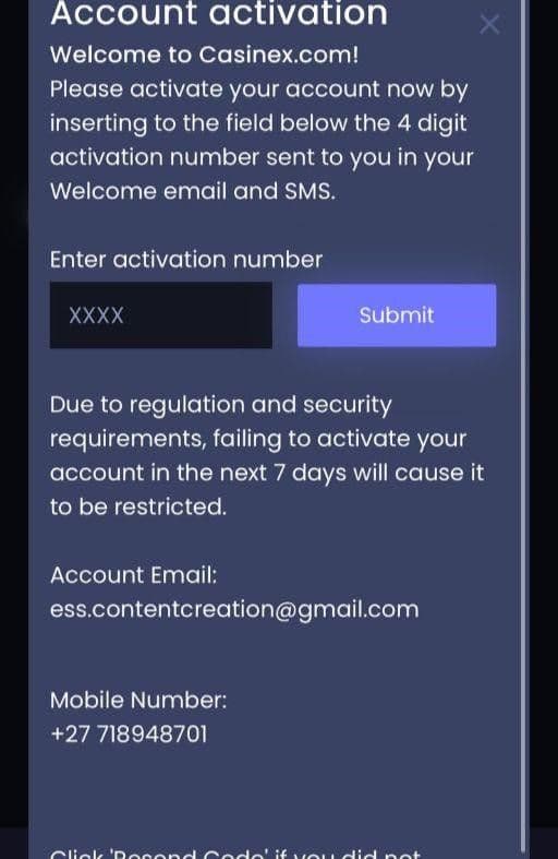 Once you’re in, a notice will pop up