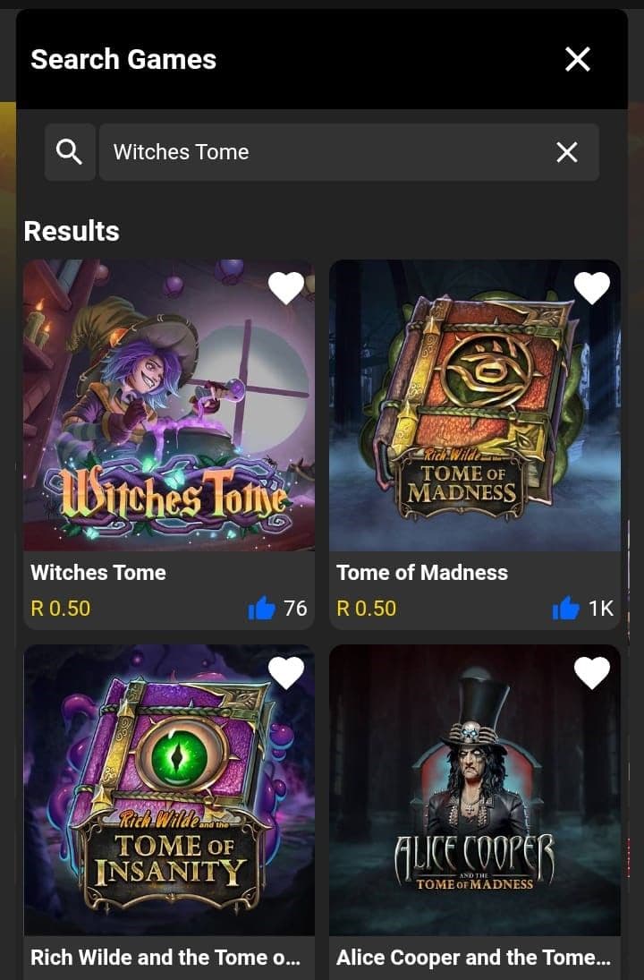 Open the Casino lobby