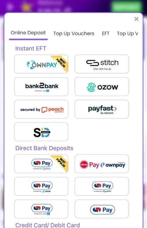 Open your casino wallet once your account is set up