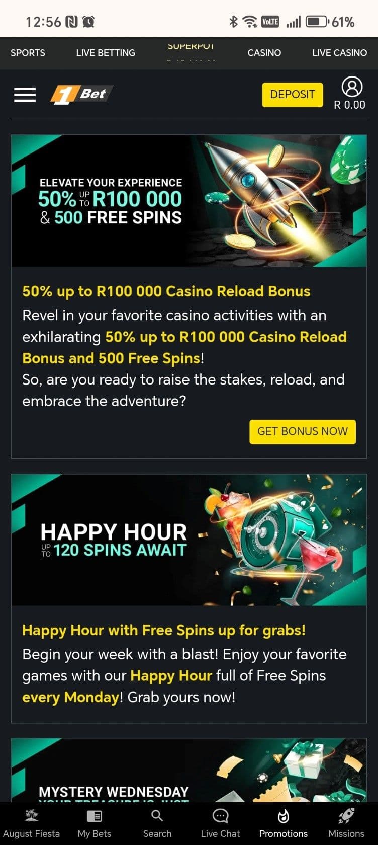 Other Promotions & Limited-Time Offers 1bet