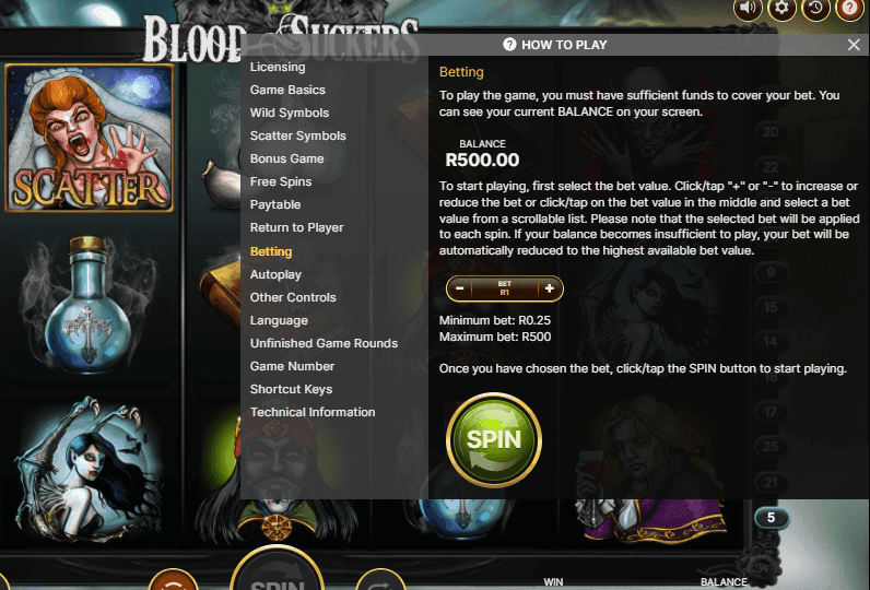 Blood Suckers Slot for Real Money Playing Guide