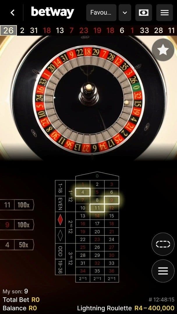 Lightning Roulette for Real Money in South Africa Playing Guide