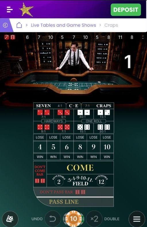 Live Dealer Craps in South Africa Playing Guide