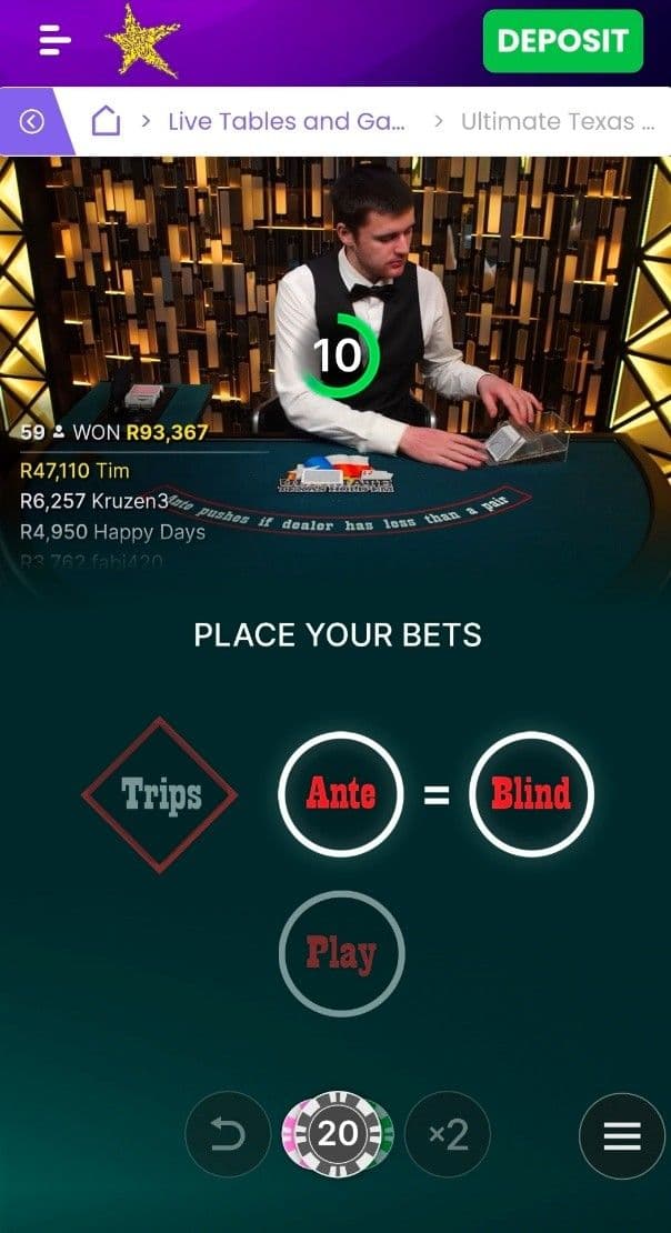 Live Ultimate Texas Hold’em for Real Money Playing Guide