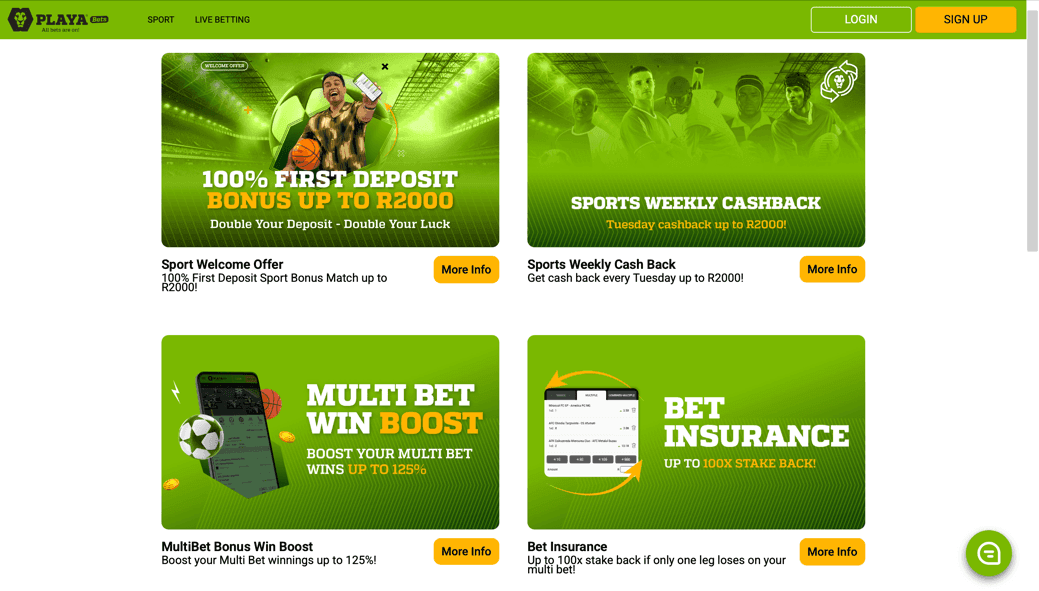 Playa Bets Bonuses & Promotions free bets.png