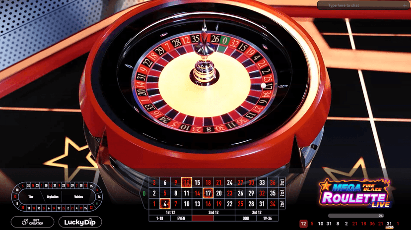 Playtech Live Mega Fire Blaze Roulette Review