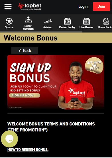 R30 Sign-Up Bonus