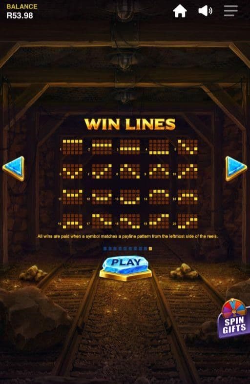 Reels, Rows, Paylines dynamite riches