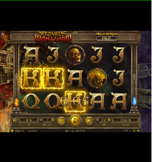 Reels, Rows, Paylines wizard want war!